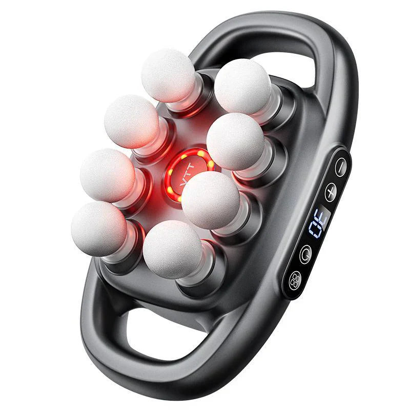 16-Head Recovery Gun with Red Light Therapy